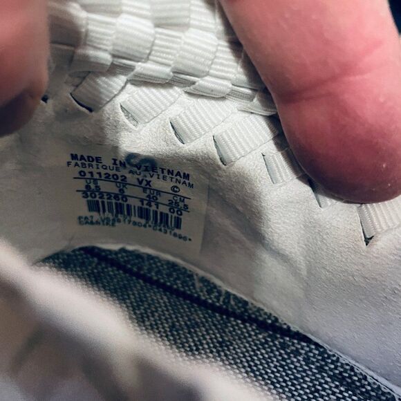 Vintage Nike Air Max Sphere Woven Women's White Blue 302260 Running Shoes - Picture 7 of 14